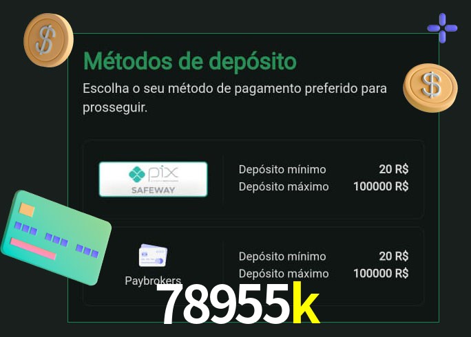 O cassino 78955k oferece uma grande variedade de métodos de pagamento